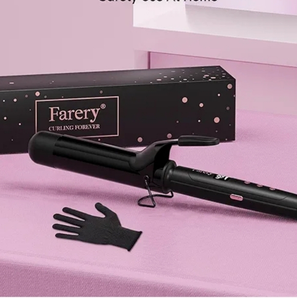 Farery Other - Farery 2 inch Curling Iron Lightweight  Ceramic Barrel, 9 Temp Digital Display